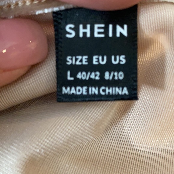 💞 5 for $10💞  Shimmering Champagne Velour Crop Top - Picture 7 of 7